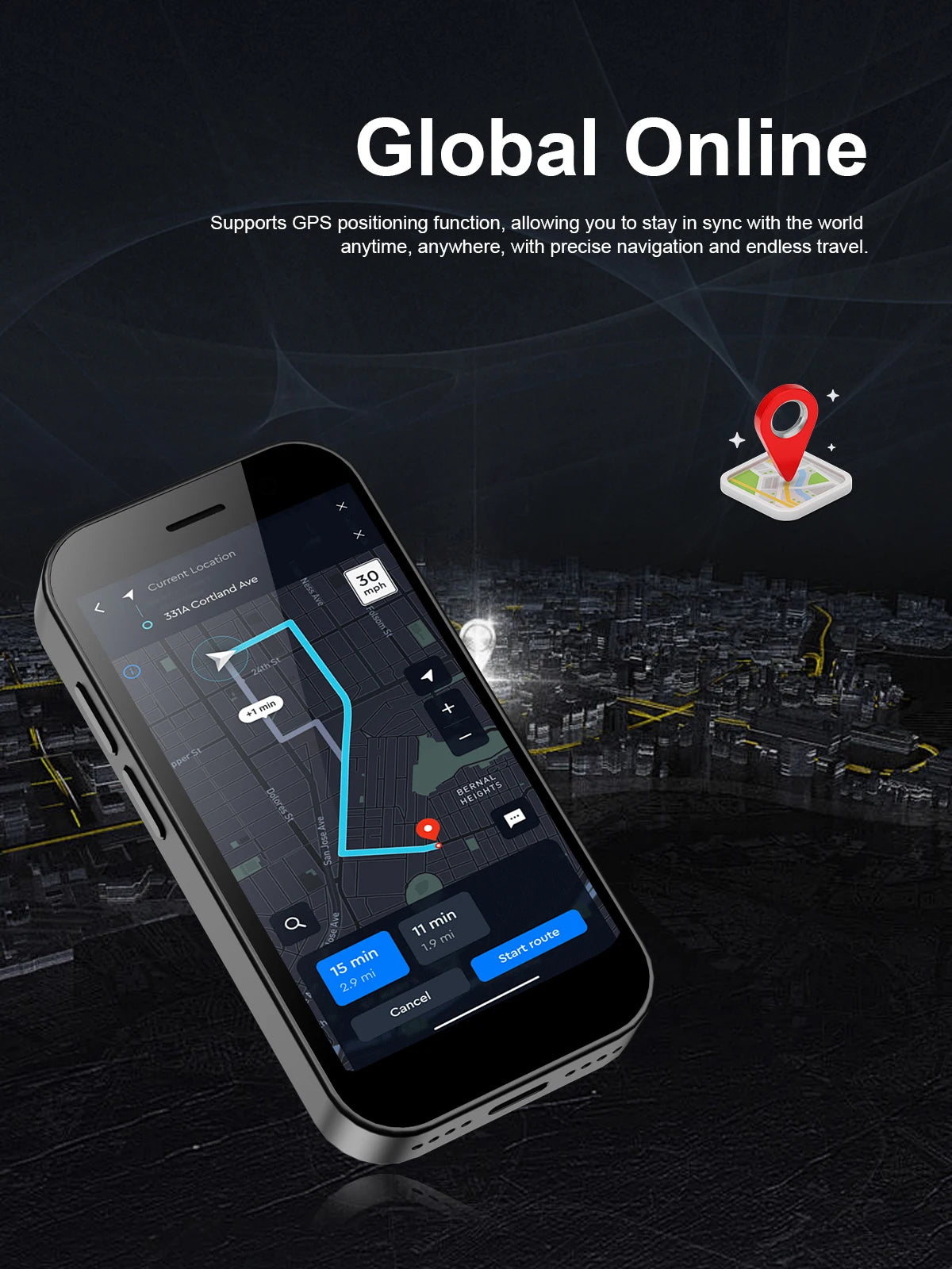 2025 New SERVO KING8000 Mini Smartphone Android 4G LTE Global GPS 3" Display 5MP Camera WIFI Small Mobile Phones 2000mAh Battery