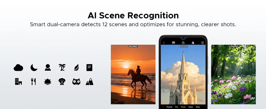 DOOGEE Note 56 Latest Android 16 Smartphone 6.56" 6150mAh Large Battery 24GB RAM(3+21) 64GB ROM Support Face Unlock Mobilephone