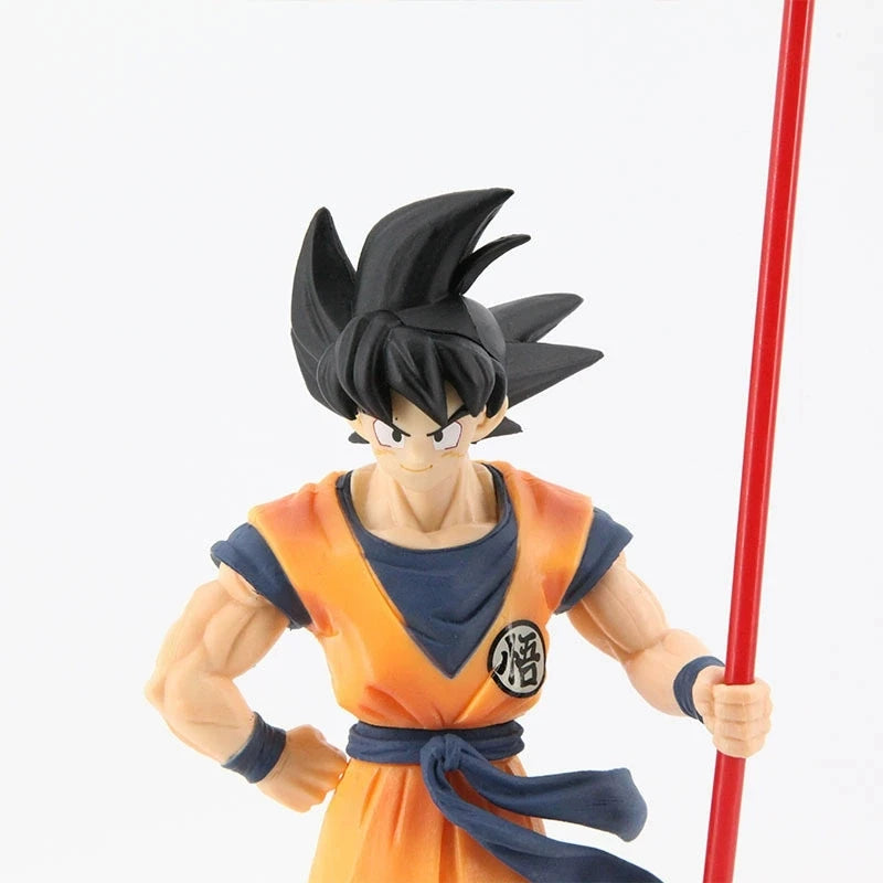 21cm Anime Dragon Ball Son Wukong Action Doll Super Saiyan Son Goku Model PVChand-painted figure Toy Birthday Gift Decoration