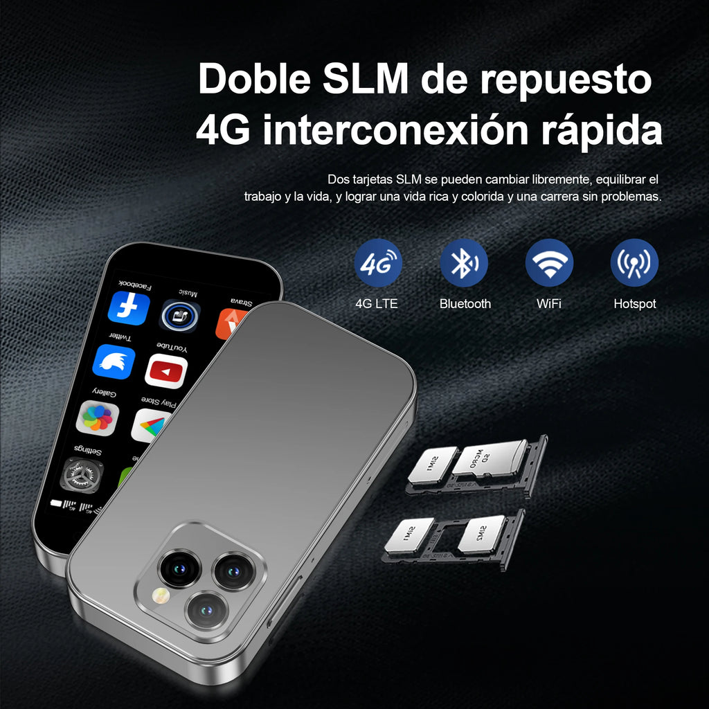 2025 New SERVO KING8000 Mini Smartphone Android 4G LTE Global GPS 3" Display 5MP Camera WIFI Small Mobile Phones 2000mAh Battery